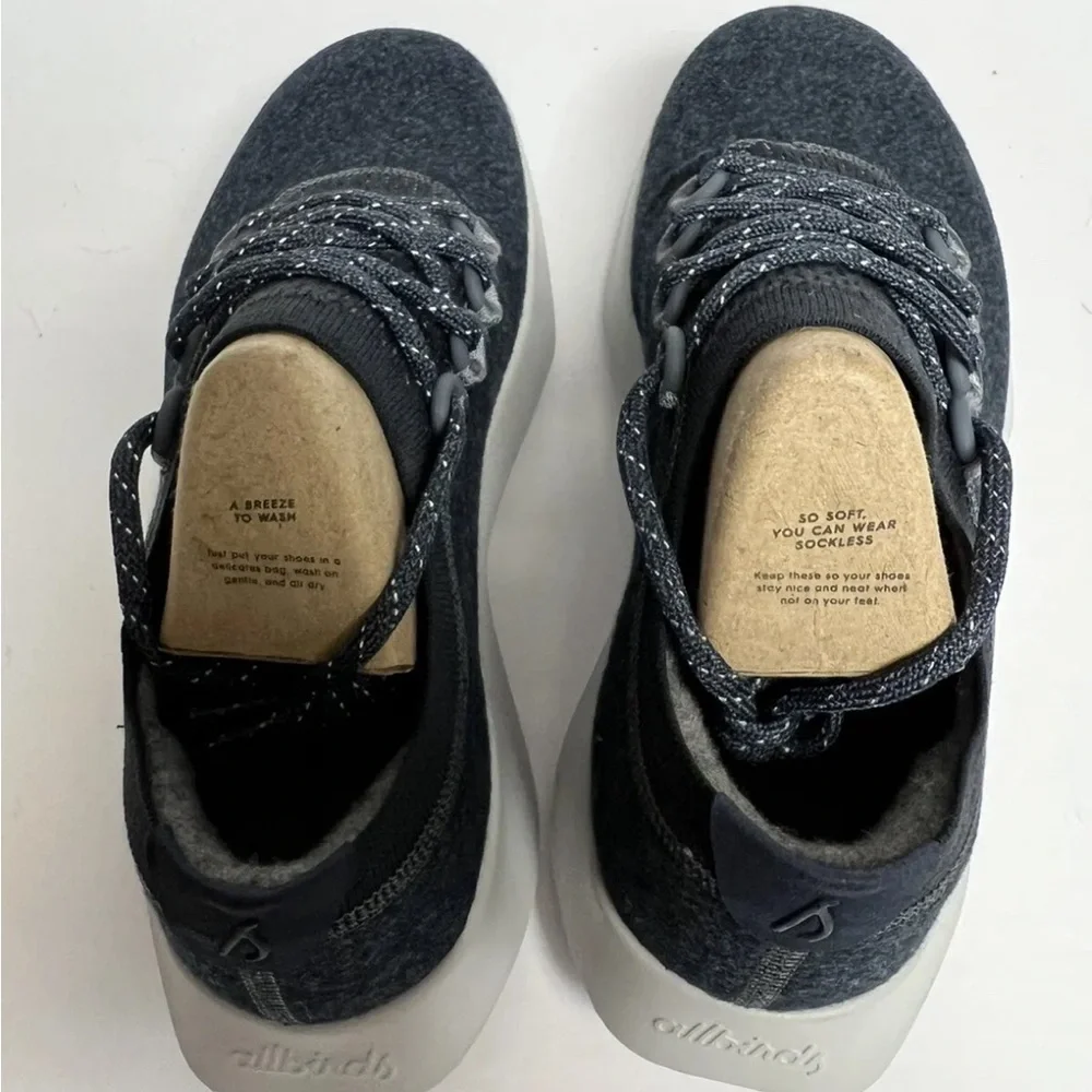 Allbirds Womens Wool Runner Sneaker Black Size 10 M
